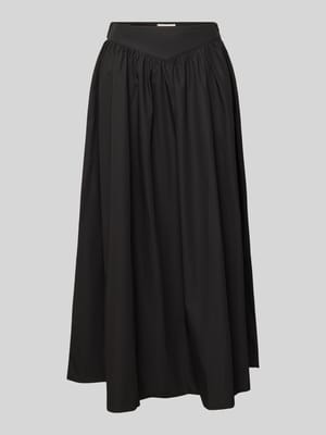 Midirock mit seitlichem Reißverschluss Modell 'SALLY' Shop The Look MANNEQUINE