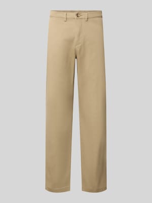 Straight Fit Chino aus Baumwoll-Mix Modell 'Miles' Shop The Look MANNEQUINE