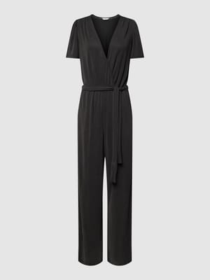 Jumpsuit met wikkeldesign Shop The Look MANNEQUINE