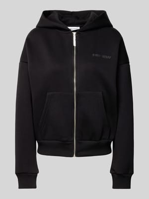 Oversized Sweatjacke mit Label-Print Shop The Look MANNEQUINE