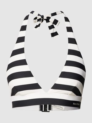 Top bikini ze wzorem w paski model ‘Classic’ Shop The Look MANNEQUINE