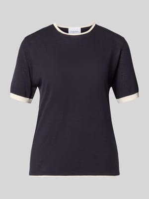 Strickshirt mit Rundhalsausschnitt Shop The Look MANNEQUINE