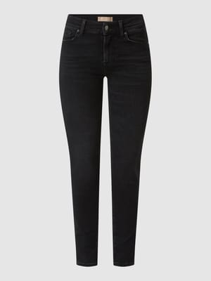 Jeansy o kroju slim fit z dodatkiem lyocellu model ‘Roxanne’ Shop The Look MANNEQUINE