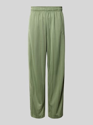 wide fit sweatbroek met gestikt logo Shop The Look MANNEQUINE
