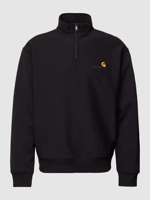Sweatshirt met schipperskraag, model 'AMERICAN SCRIPT' Shop The Look MANNEQUINE