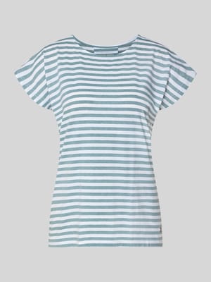 damski t-shirt o kroju regular fit z okrągłym dekoltem Shop The Look MANNEQUINE