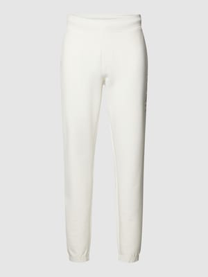 Comfort fit sweatpants in effen design Shop The Look MANNEQUINE