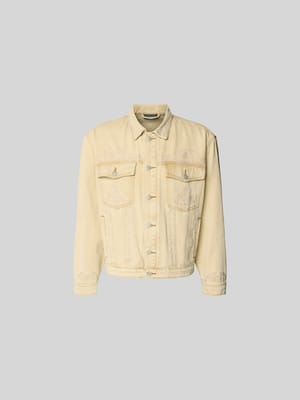 Jeansjacke mit Brusttaschen Shop The Look MANNEQUINE