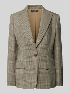 Blazer met reverskraag, model 'GILMORE' Shop The Look MANNEQUINE