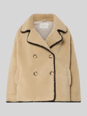Jacke aus Teddyfell mit Eingrifftaschen Shop The Look MANNEQUINE
