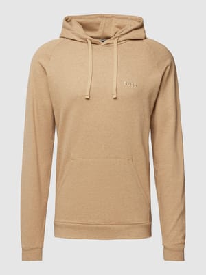 Hoodie mit Label-Stitching Modell 'Premium' Shop The Look MANNEQUINE