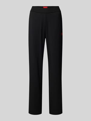 Comfort fit sweatpants van een mix van katoen en modal, model 'SIGNATURE' Shop The Look MANNEQUINE