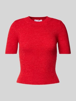 Strickshirt in Ripp-Optik Modell 'CAMISETE' Shop The Look MANNEQUINE