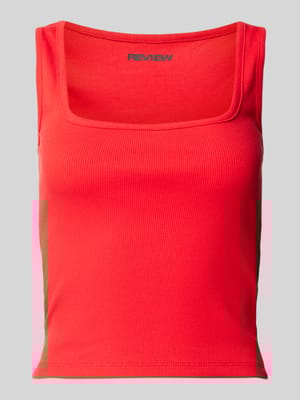 Tanktop mit Karree-Ausschnitt Shop The Look MANNEQUINE