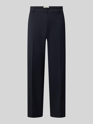 Spodnie materiałowe z kantem i wpuszczanymi kieszeniami Shop The Look MANNEQUINE
