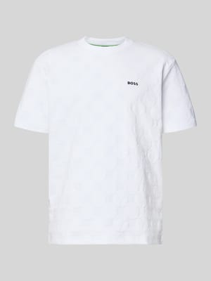 T-shirt o kroju regular fit z mieszanki bawełny Model 'TS_MEMBER' Shop The Look MANNEQUINE
