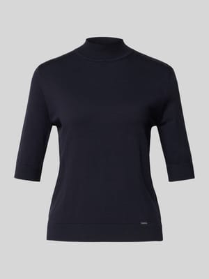 Gebreid shirt met opstaande kraag Shop The Look MANNEQUINE