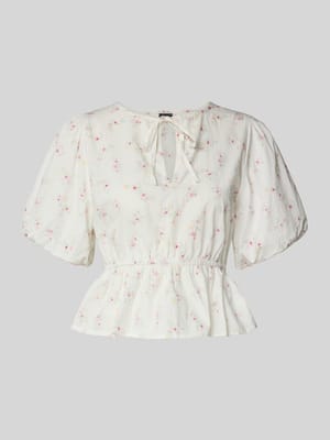 Bluse mit Puffärmeln Shop The Look MANNEQUINE