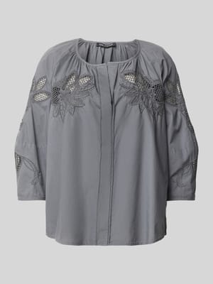 Bluzka o kroju relaxed fit z rękawem 3/4 Shop The Look MANNEQUINE