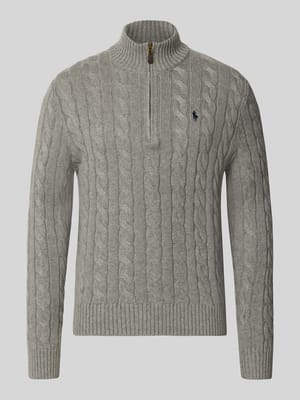 Troyer o kroju relaxed fit z czystej bawełny Shop The Look MANNEQUINE