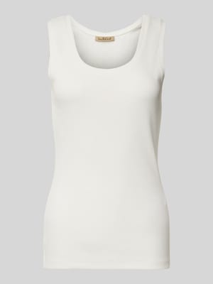 Tanktop mit Feinripp Modell 'Anagram' Shop The Look MANNEQUINE