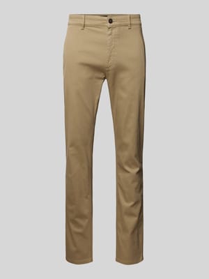 Slim Fit Chino mit Gürtelschlaufen Shop The Look MANNEQUINE