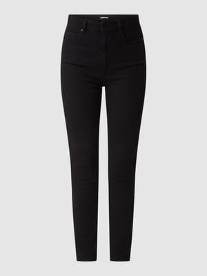 Skinny Fit High Waist Jeans mit Stretch-Anteil Modell 'Ingaa' Shop The Look MANNEQUINE