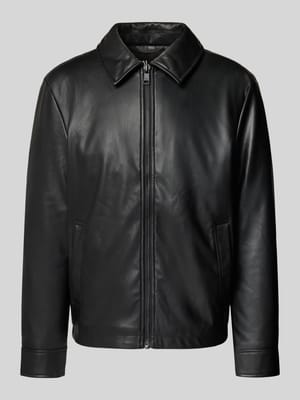 Jack in leerlook met ritssluiting Shop The Look MANNEQUINE