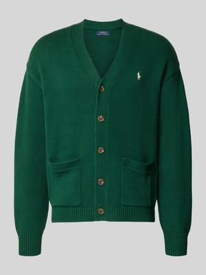 Relaxed Fit Strickjacke aus reiner Baumwolle Shop The Look MANNEQUINE