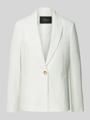 Getailleerde lange blazer met viscose Shop The Look MANNEQUINE