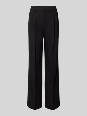 Wide Leg Stoffhose mit Bundfalten Shop The Look MANNEQUINE