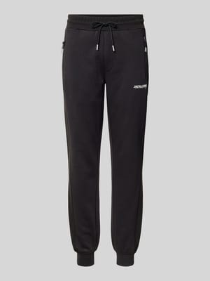 Slim Fit Sweatpants mit Logo-Print Modell 'Gordon' Shop The Look MANNEQUINE