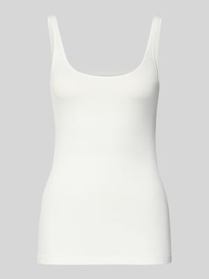Tanktop met doorgestikte naden, model 'DAILY' Shop The Look MANNEQUINE