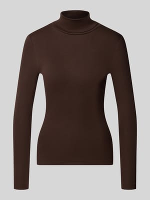 Bluzka z długim rękawem o kroju regular fit z czystej bawełny Shop The Look MANNEQUINE