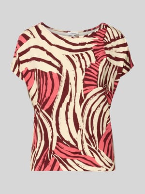 T-shirt z mieszanki wiskozy o kroju relaxed fit Shop The Look MANNEQUINE