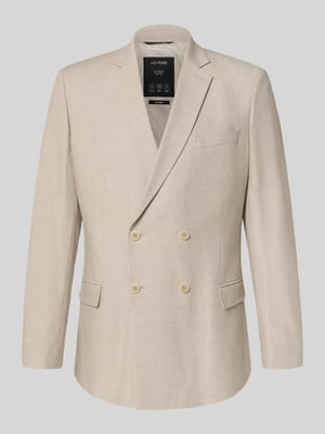 Regular Fit Anzugsakko mit Leinen-Anteil Shop The Look MANNEQUINE