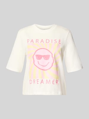 Relaxed Fit T-Shirt aus reiner Baumwolle Modell 'CARTY' Shop The Look MANNEQUINE