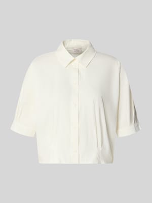 regular fit overhemdblouse met overhemdkraag Shop The Look MANNEQUINE
