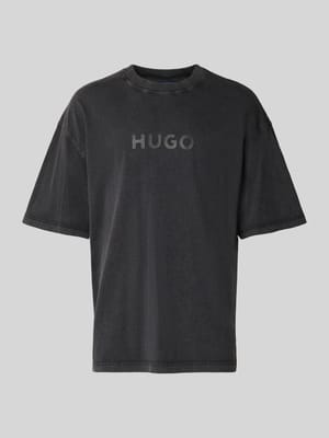 T-shirt z nadrukiem z logo model ‘Nebute’ Shop The Look MANNEQUINE