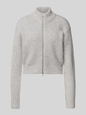 Cardigan mit Zweiwege-Reißverschluss Modell 'JEANNE' Shop The Look MANNEQUINE