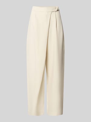 wide fit broek van viscosemix model 'Zein' Shop The Look MANNEQUINE