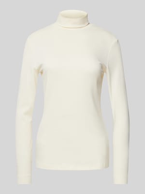 Rollkragenpullover mit eingefasstem Saum Shop The Look MANNEQUINE