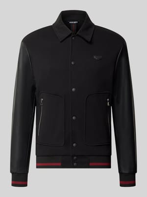 Sweatjacke mit Kentkragen Shop The Look MANNEQUINE