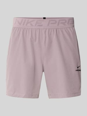 Shorts mit Logo und elastischem Bund Shop The Look MANNEQUINE