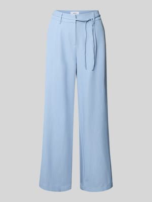 Flared Stoffhose mit Kordelzug Modell 'Andriana' Shop The Look MANNEQUINE
