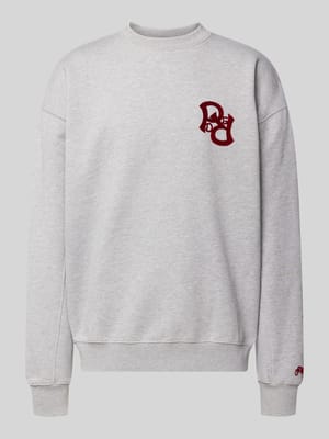 Sweatshirt mit Rundhalsausschnitt Modell 'Troker' Shop The Look MANNEQUINE