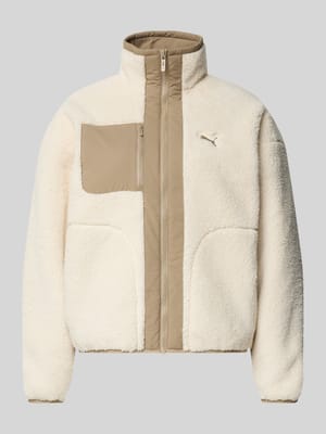 Aan twee kanten draagbaar sherpa jacket Shop The Look MANNEQUINE