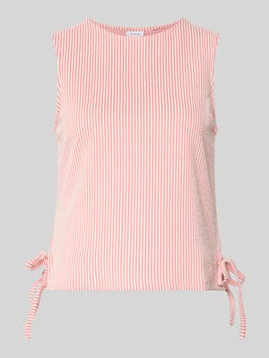 Blusentop mit seitlicher Schnürung Modell 'STRIPLO' Shop The Look MANNEQUINE