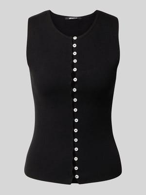 Kamizelka z imitacji dzianiny Shop The Look MANNEQUINE