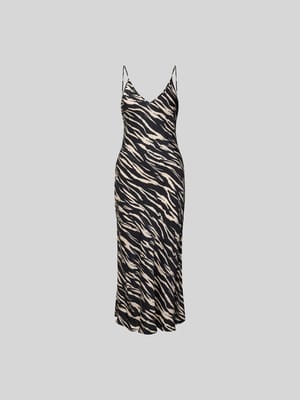 Midikleid aus reiner Viskose Shop The Look MANNEQUINE